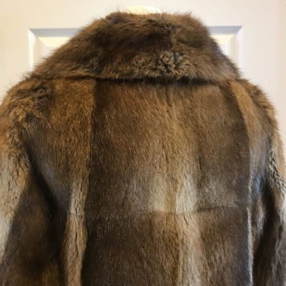Super Cute Vintage Muskrat Double Breasted Coat - Picture 7 of 14